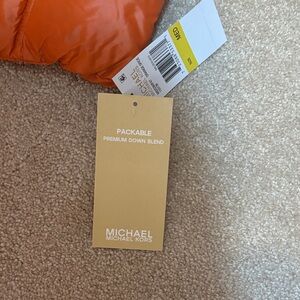 Michael Kors Vibrant Orange Down Jacket